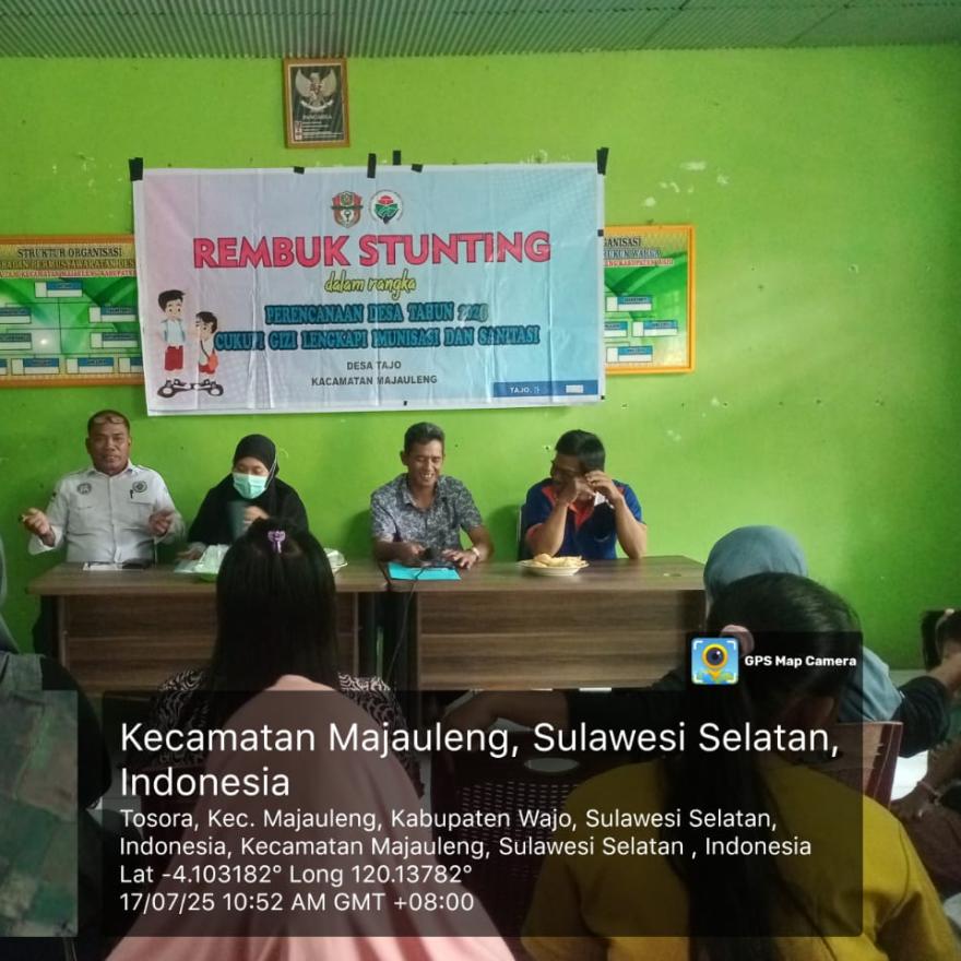 Rembuk Stunting “Cukupi Gizi lengkapi Imunisasi dan Sanitasi”